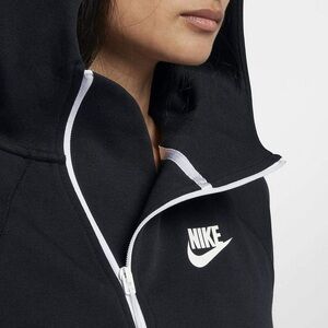 Women's Nike Sportswear Tech Asymmetrical Zip Up Cape Hoodie Size S